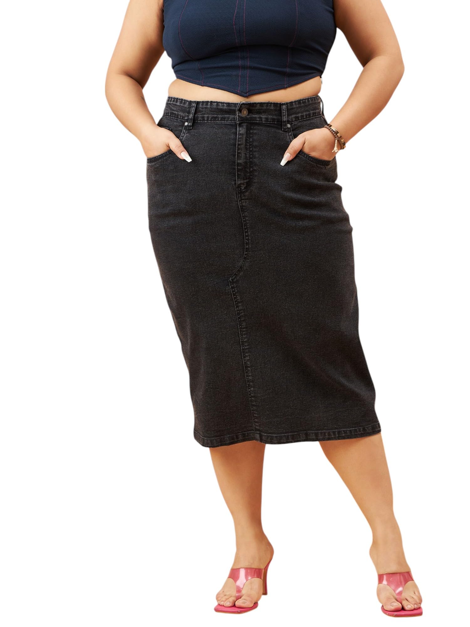 sassafras curve Women A-Line Skirt-picture-28