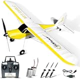 Top Race RC Plane - Remote Control Airplane for Adults and Kids - 4 Channel Stunt Flying&comma; 20" Wing Span&comma; 6-Axis Gyro Stabilizer - Ready to Fly with 3 Spare Propellers - Beginner-Friendly EPP Foam