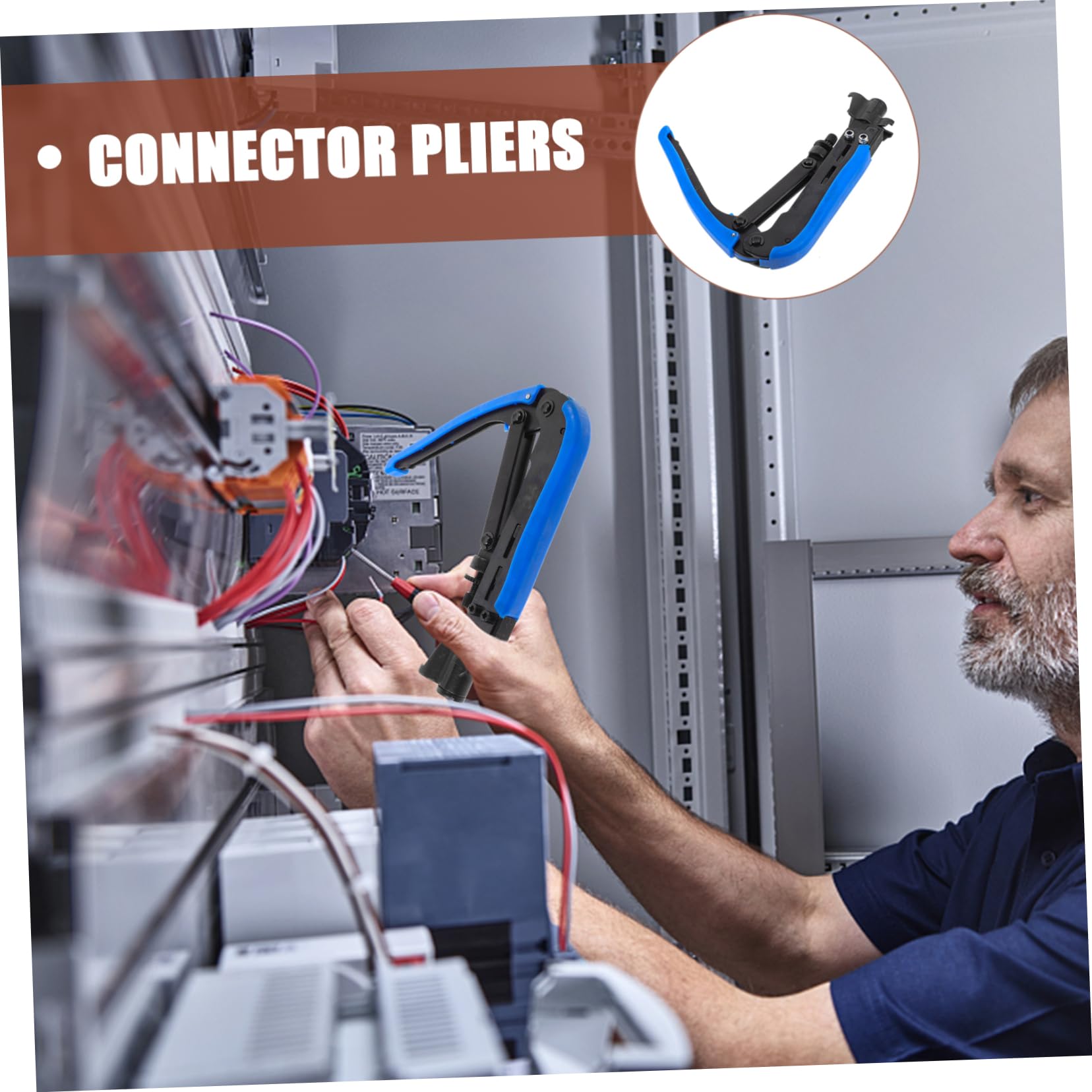 Pinza A Pressare Per Crimpatrice Cavi Coassiali Utensile Professionale Compressione Cavi Crimpatrice Multiuso Per Connettori F Video Rete