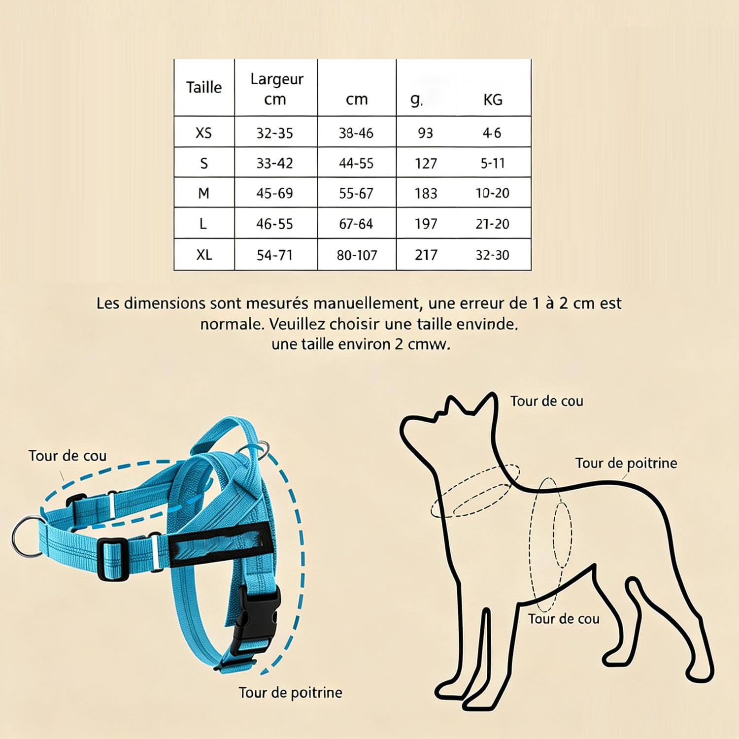 Harnais Veltrio Anti Traction, Promenades Plus Sûres, Contrôlées (Noir,XL) | Harnais Chien Anti Traction Avec Corde De Traction, 2 Points D'attache, Réfléchissant Avec Poignée De Contrôle Pour Promenade