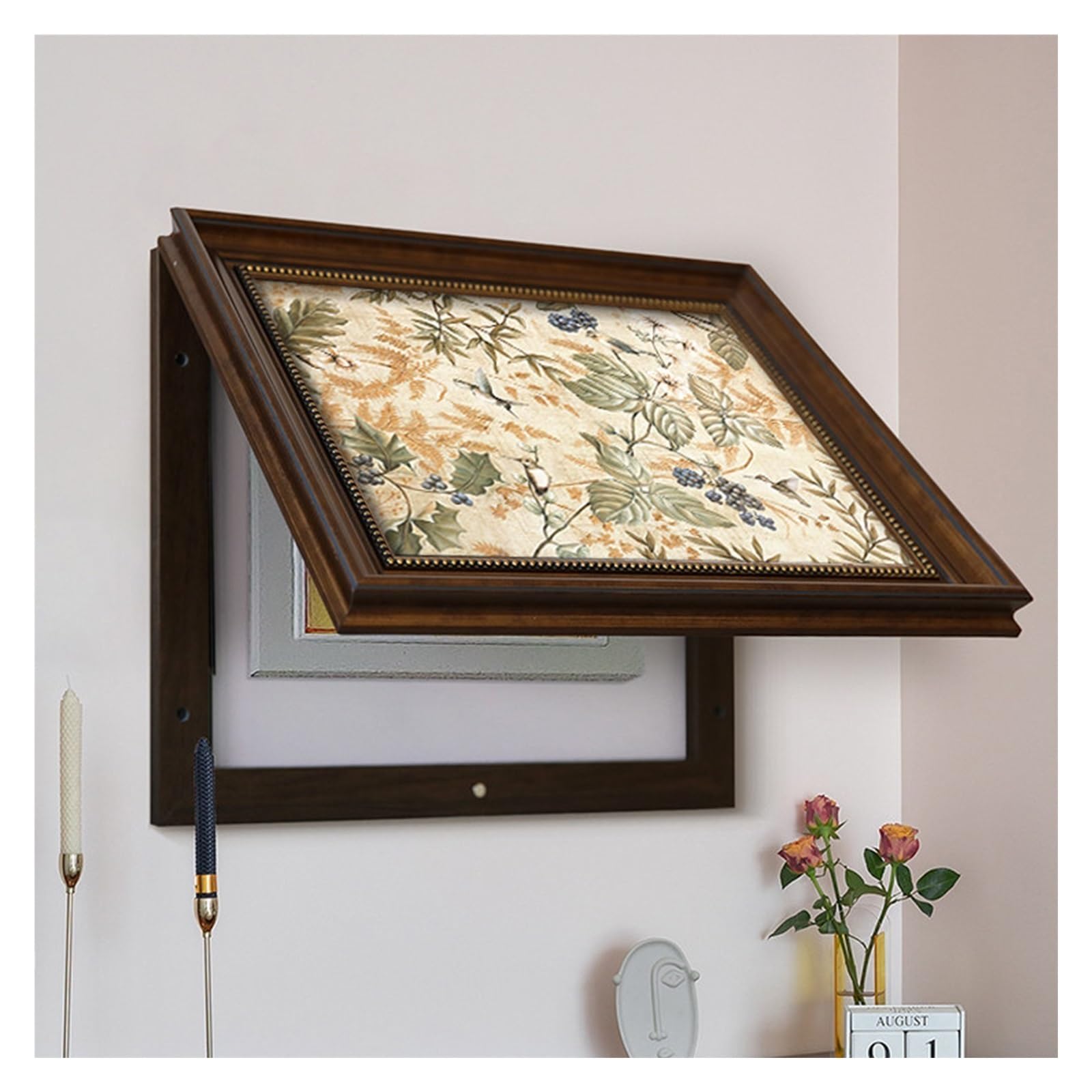 Couvercle de boîte électrique rétro 60x45cm avec plaque rabattable - 7
