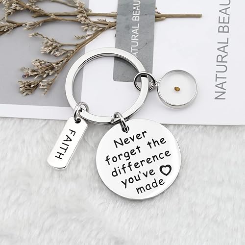 Miniatura 3 de Llavero con diseño de semillas de mostaza para regalo religioso cristiano, regalo nunca olvides la diferencia que has hecho llavero