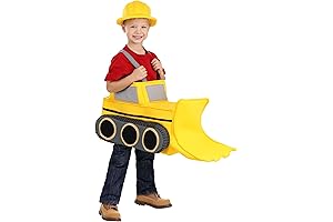 2-Year-Old Ride-In Bulldozer Construction Costume