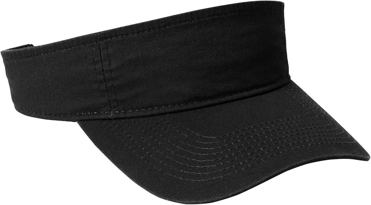Joe's USA Adjustable Cotton Sun Visor Blank Style for Men and Women Single or Bulk Packs