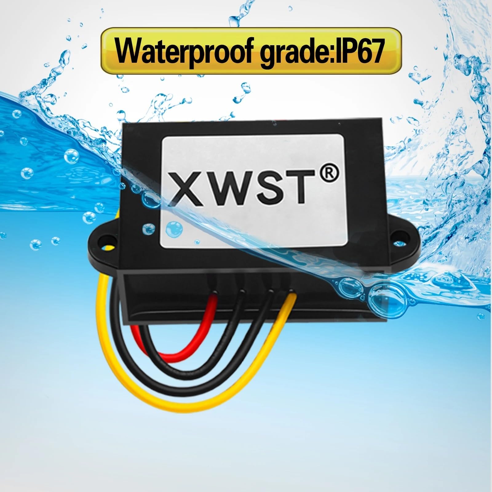 DC 30-60V 36V 48V 19V 2A 3A 4A 4A DC DC 3 A 4A Przetwornica napięcia Wodoodporny zasilacz solarny falownik (6A ABS plastik L)