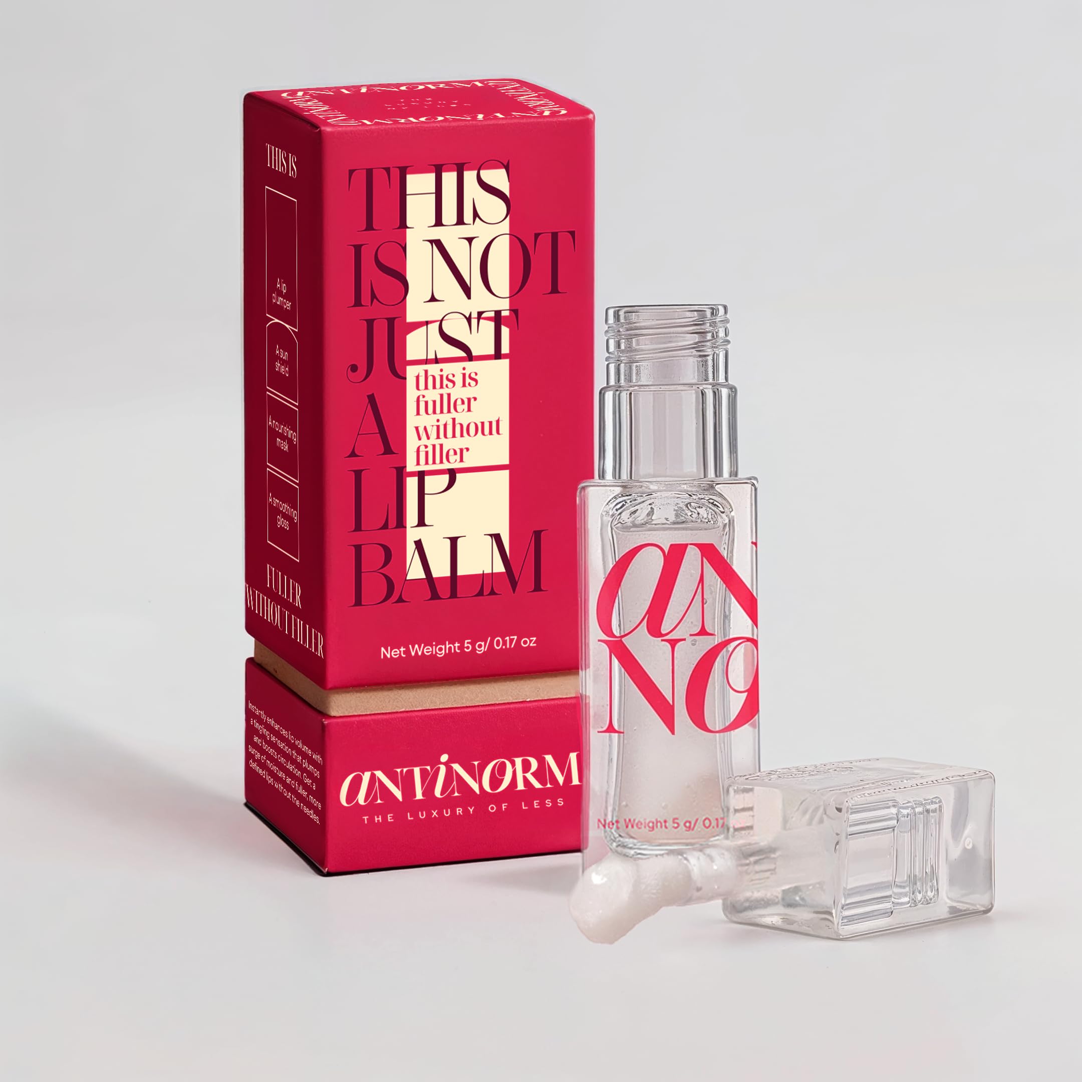 Fuller Without Filler by Antinorm | Six In One Lip Plumping Balm| Hydrating, Plumping & Glossy Lip Balm | Lip Plumper, Sun Shield, Nourishing Mask, Smoothing Gloss | 5ml-image-31