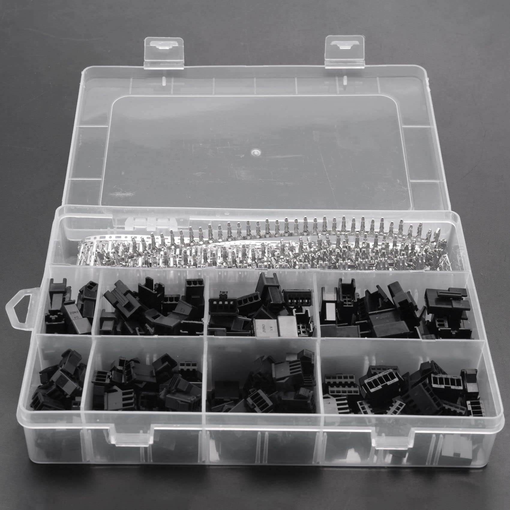 2,5 mm Pitch 2 3 4 5 pin JST SM e femmina maschile set 560 pezzi (560 pezzi)