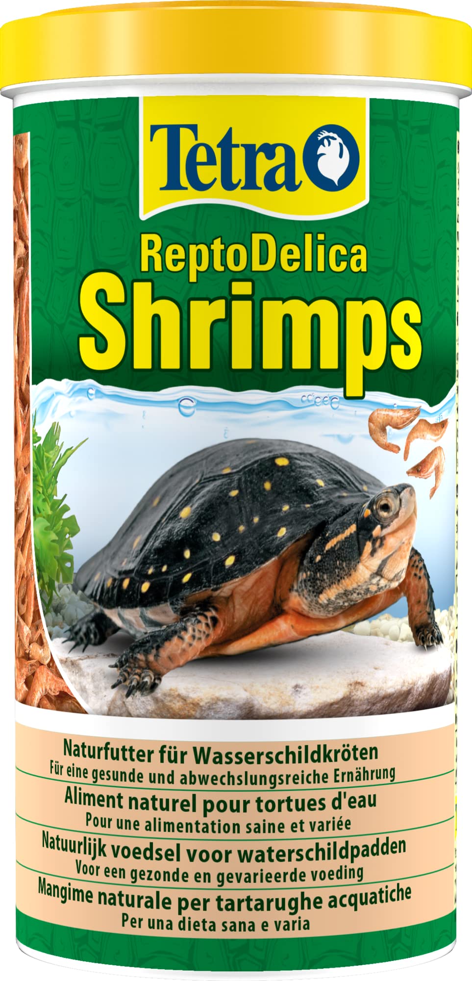 Tetra Repto Delica Shrimps - Manjares para tortugas acuáticas, Lata de 1 L