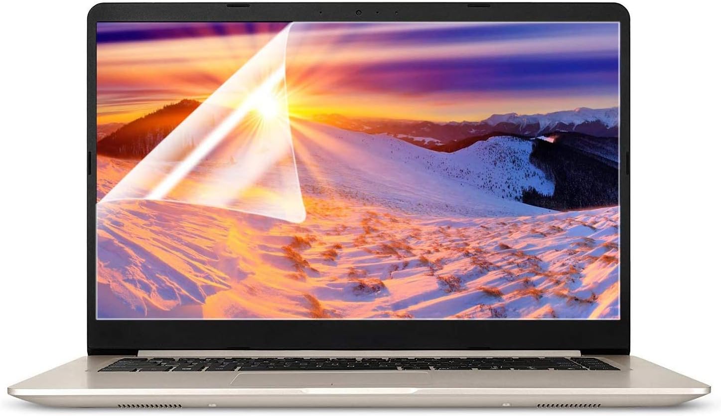 ANTOGOO V 15.6 in Laptop Screen Protector, Anti-Glare/Anti Scratch Matte Laptop Screen Protector Guard for Display 16:9 15 inch Notebook Film
