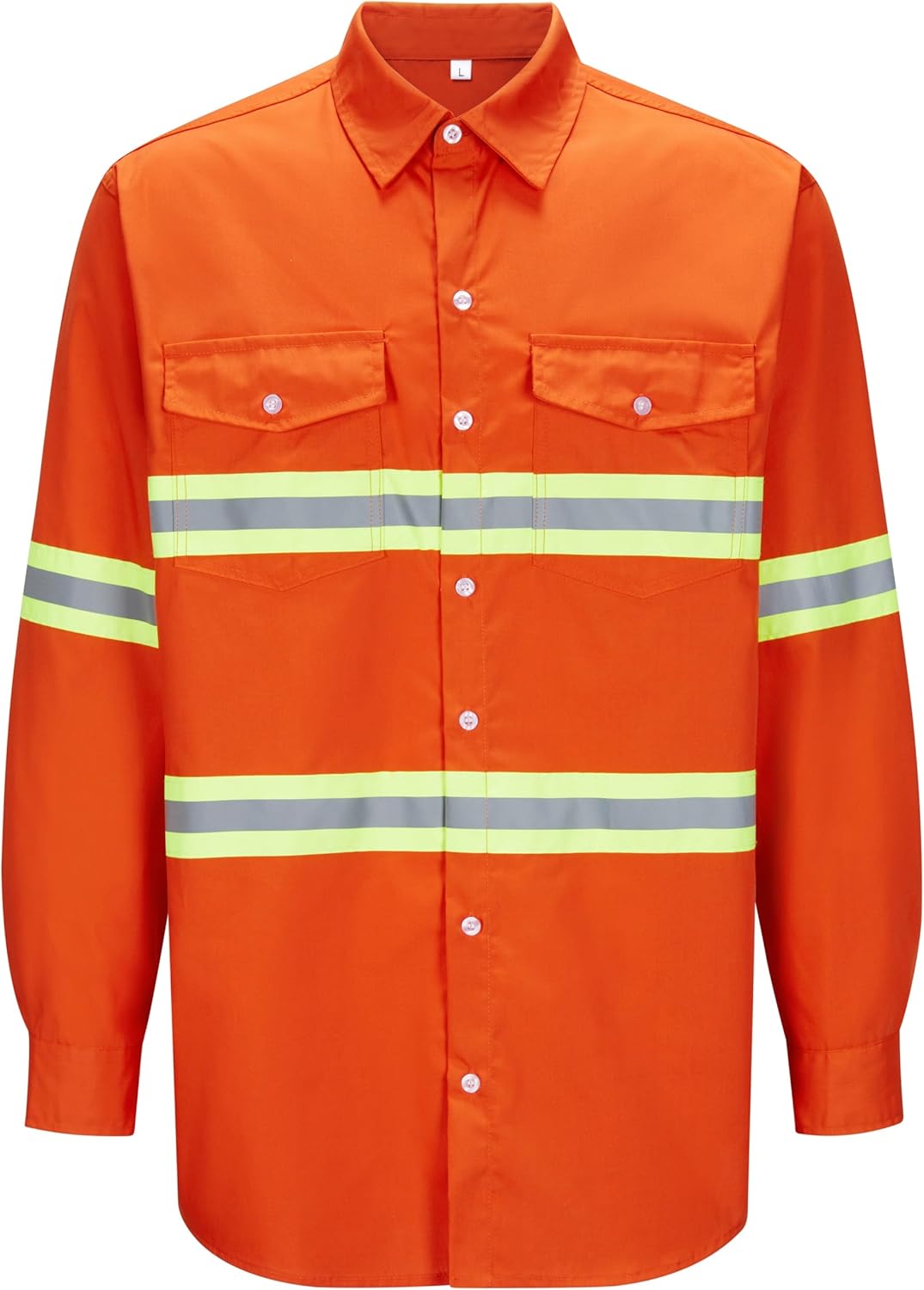 Class Hi Vis Button Up Safety Work Shirts for Men Jamaica Ubuy