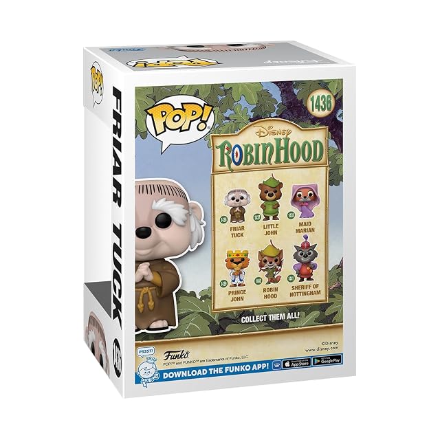 Foto 3 de 8 de Funko Pop! Disney: Robin Hood - Friar Tuck- Figura de Vinilo Coleccionable - Mercancia Oficial - Movies Fans
