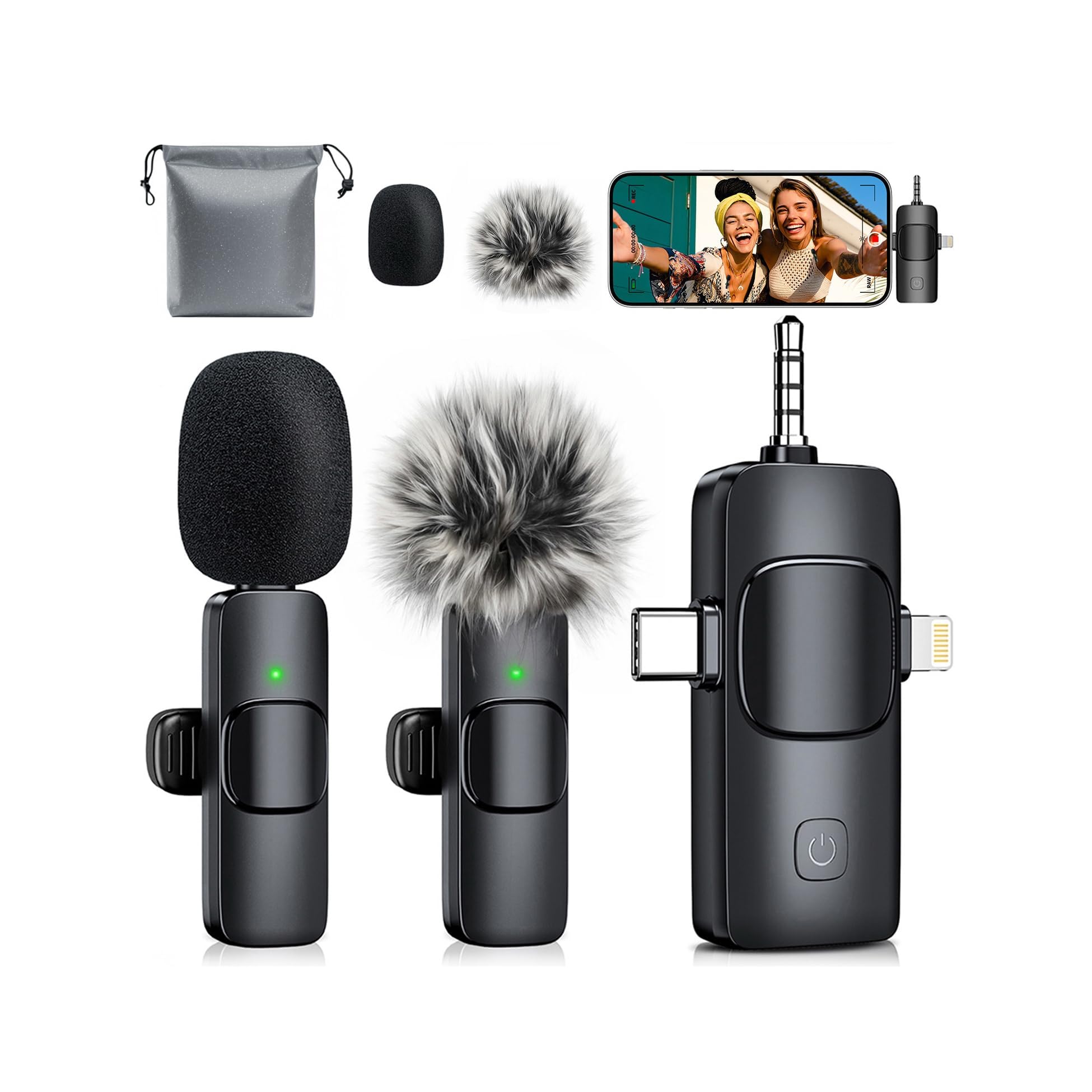 MENERESAS mini wireless lavalier