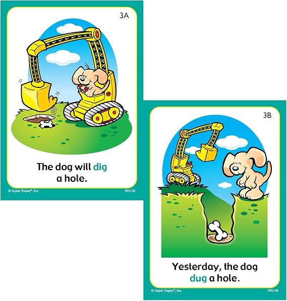Super Duper Publications | Irregular Verbs Fun Deck Flash Cards | Educational Learning Resource for Children