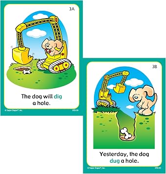 Super Duper Publications | Irregular Verbs Fun Deck Flash Cards | Educational Learning Resource for Children