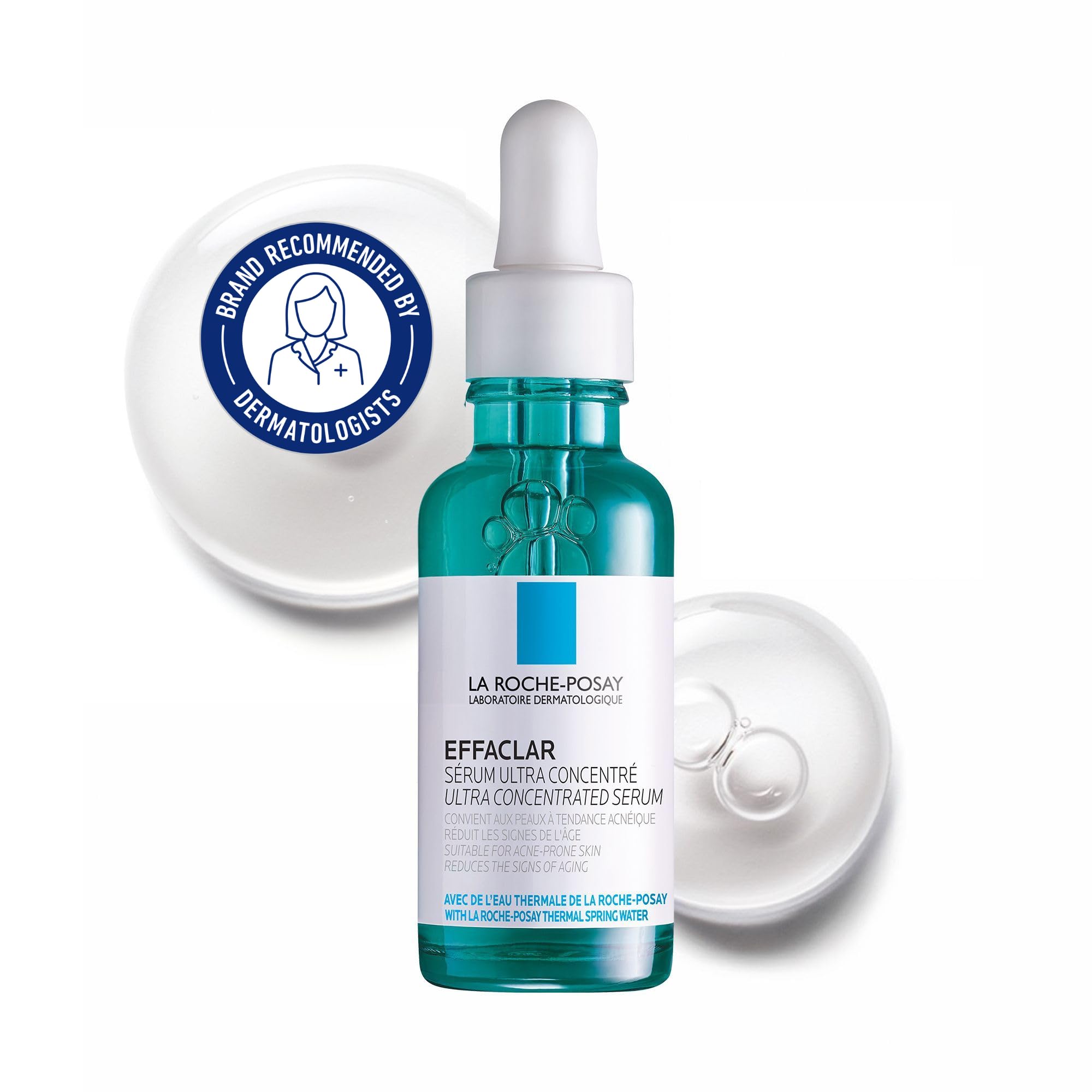 LA ROCHE-POSAY EFFACLAR SERUM 50ml　2本 La Roche-Posay Effaclar Glycolic Acid Exfoliating Serum