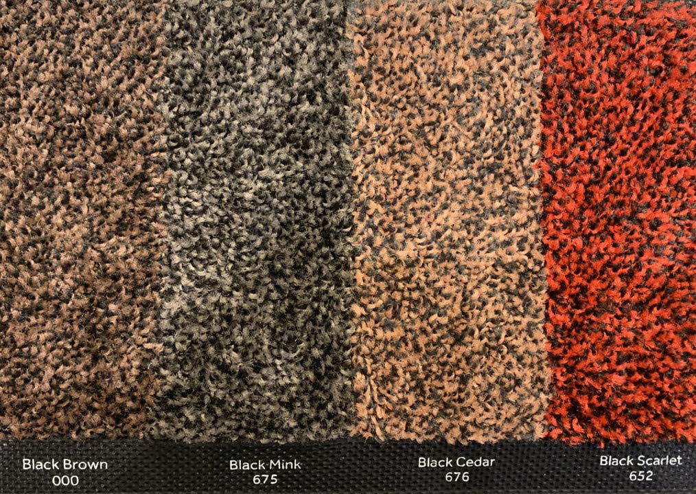 Portifera Access Duo - Felpudo (85 x 150 cm, color negro y azul)