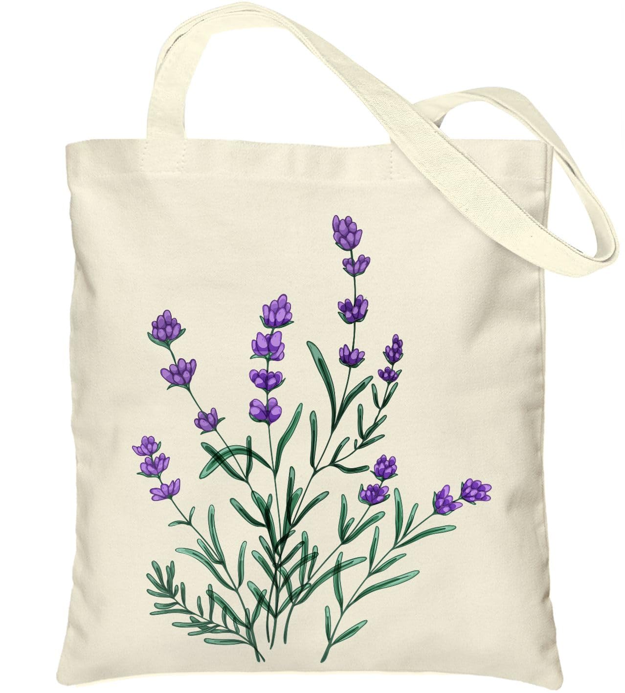 Amakoo - Canvas Tote Bag Aesthetic for Women, Cute Reusable Cloth Cotton Bags for Shopping Grocery Shoulder Bag - A