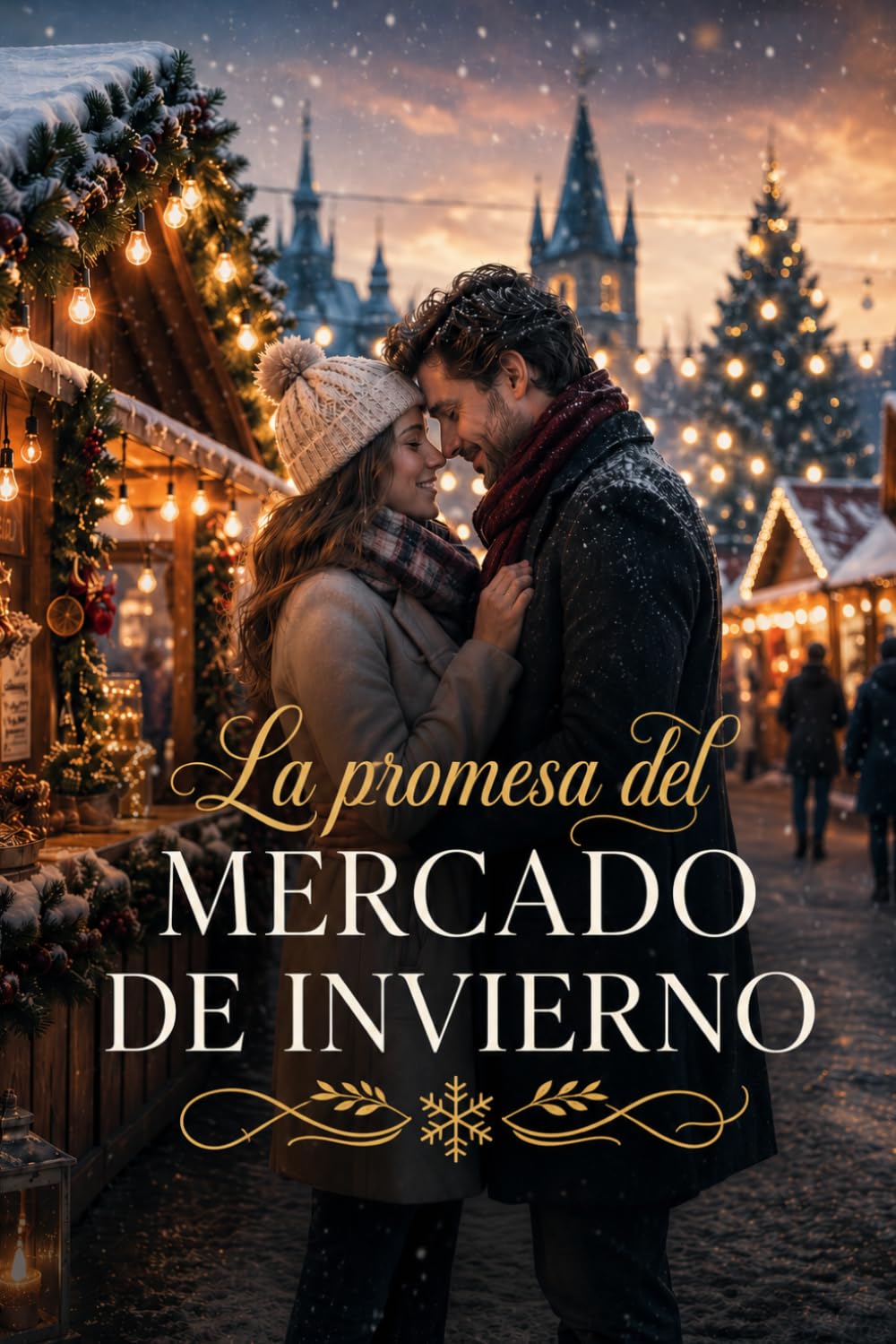 La promesa del mercado de invierno: Un romance de invierno en un pueblo pequeño
