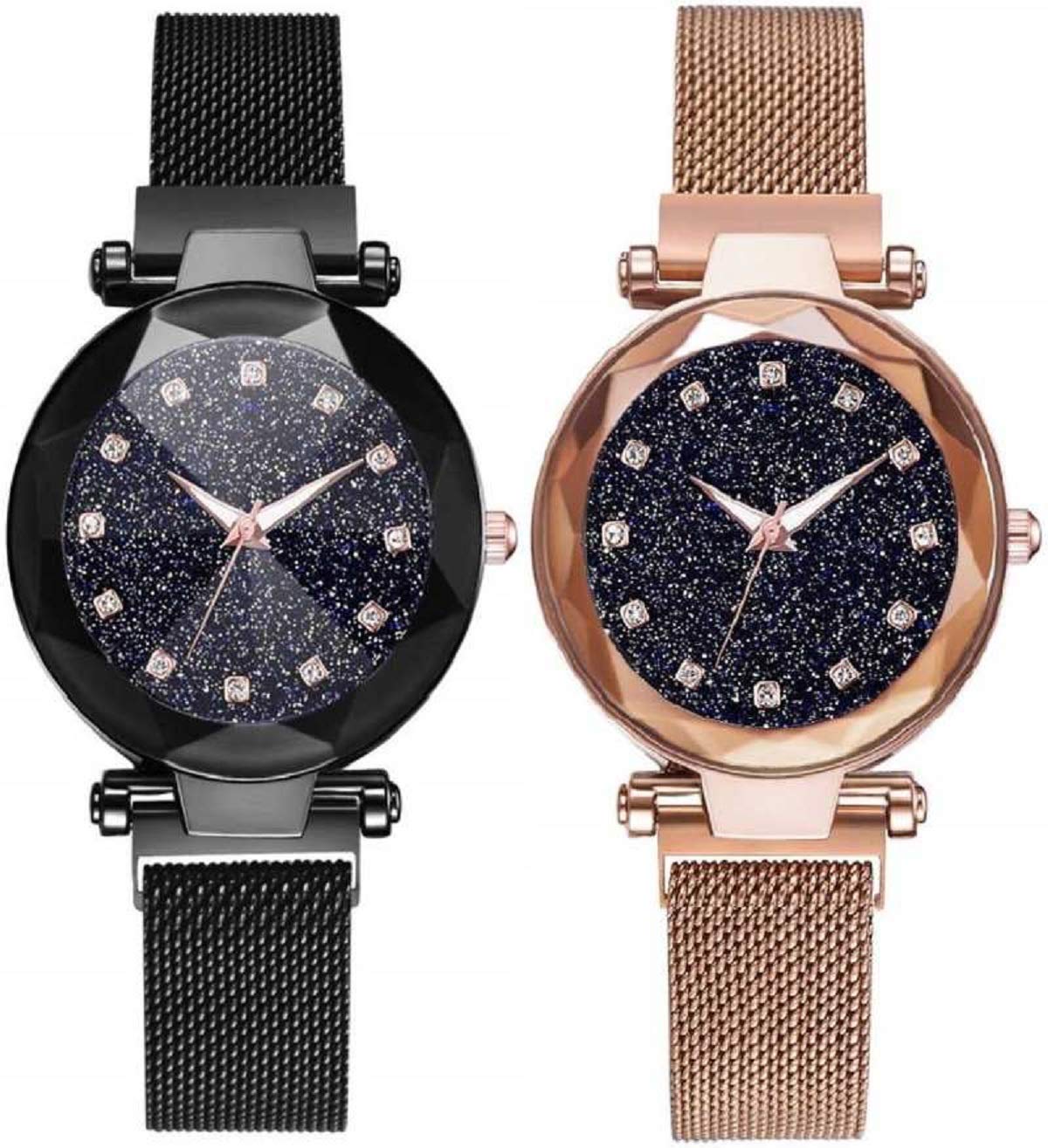 SELLORIA Black Dial Combo Watches for Girls (B07XN6JRQW) Amazon Price History, Amazon Price Tracker