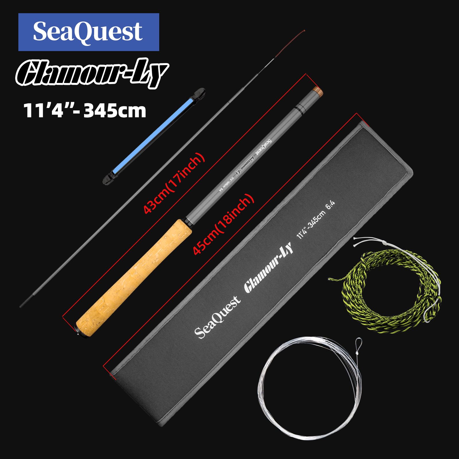 SeaQuest Duleeyia Glamour-LY Phantomn-HY Tenkara Rod