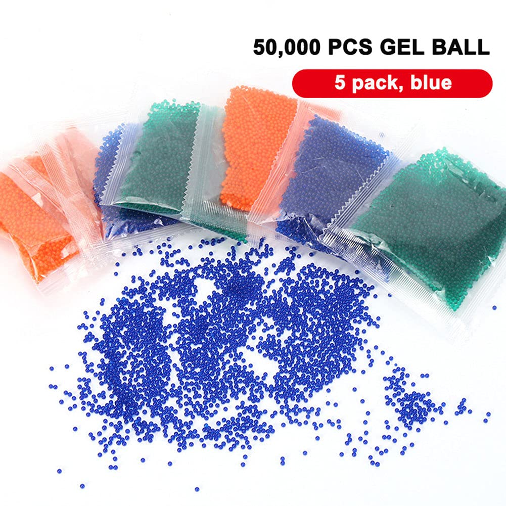 Buy IPEAIN Gel Gun Blaster Ammo, 50000Pcs 7mm Gel Ball Water Bullet