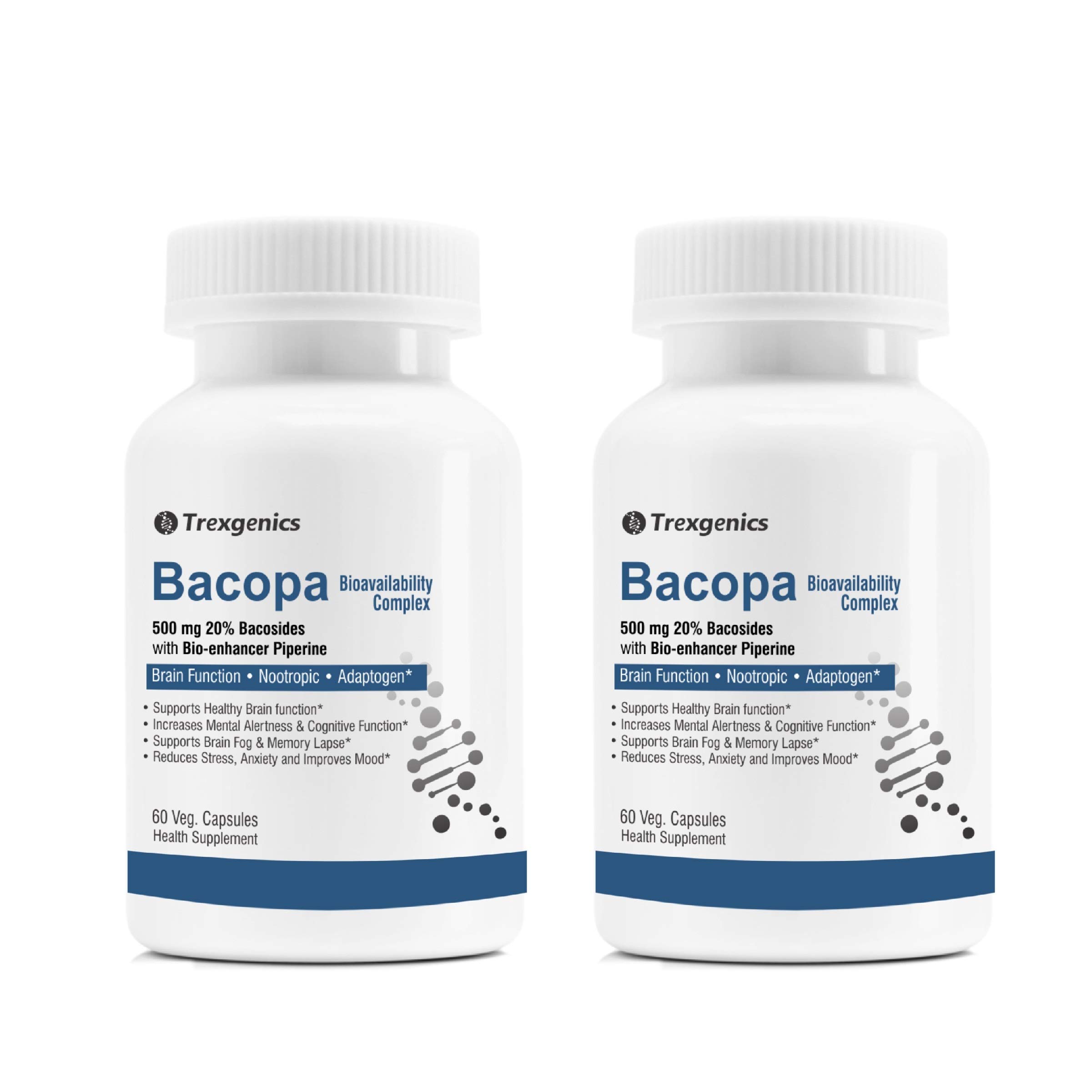 See full amazon price history chart for Trexgenics® BACOPA (Brahmi) (Bioactive 20% Bacosides) 500mg Premium with Bio-enhancer Piperine 5mg (60 Vcaps) (2) Trexgenics® BACOPA (Brahmi) (Bioactive 20% Bacosides) 500mg Premium with Bio-enhancer Piperine 5mg (60 Vcaps) (2) (B08JPWXB7H) Amazon Price History, Amazon Price Tracker