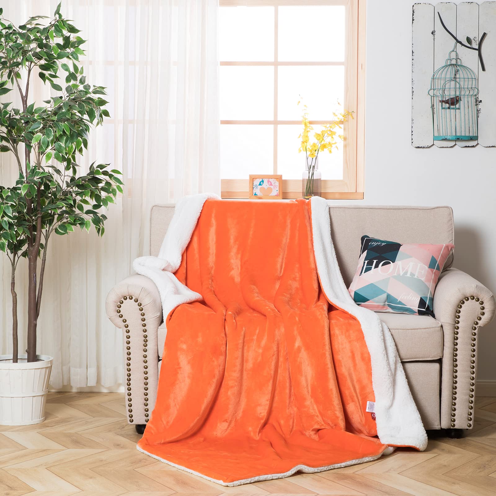 SOCHOW Sherpa Decke Dunkelgrau Zweiseitige Wohndecken Kuscheldecken Extra Dicke Warm Sofadeckecouchdecke Aus Sherpa 150 X 200 Cm Super Flausch Flee