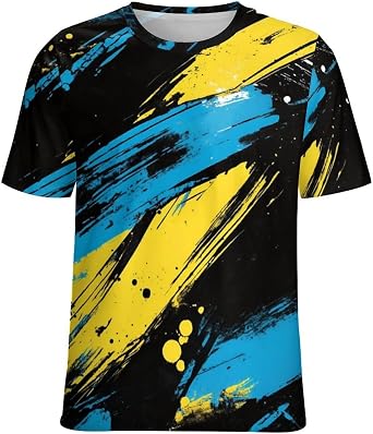 Mens Shirts Unisex Print Graphic T-Shirt Realistic Novelty Shirt Summer Short Sleeve Tees Tops