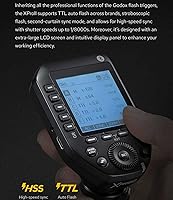 Vista 2 de Godox XProII-S - Transmisor de disparador de flash inalámbrico para cámaras Sony, 2.4G TTL-Convertidor manual HSS 1/8000S función Bluetooth, bloqueo