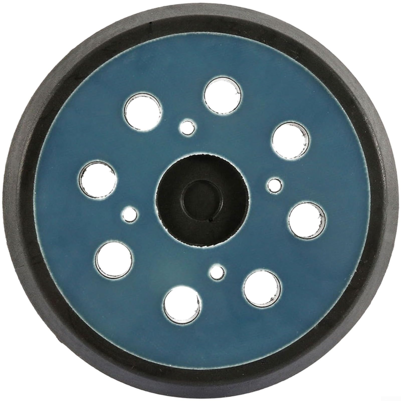 Disco abrasivo a 8 fori in pollici, piastra di supporto per lucidatura da 125 mm per levigatrice smerigliatrice, materiale PA6-GF30 con design di raffreddamento a 4 ventole,