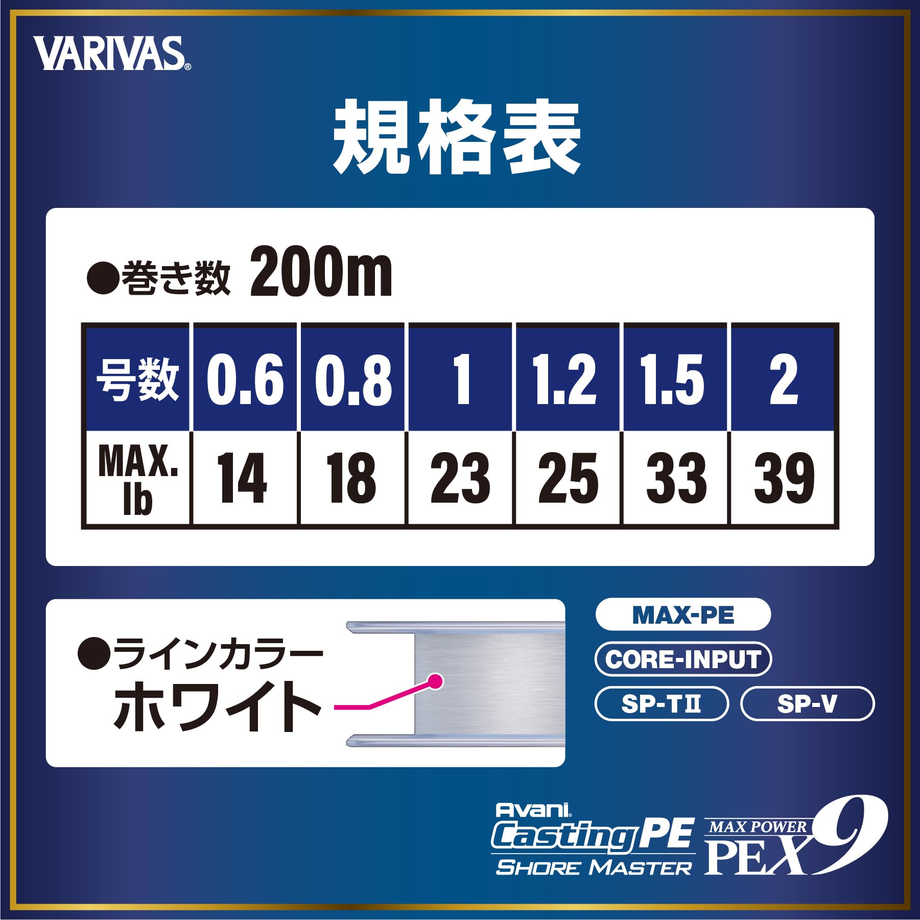 Amazon.co.jp: VARIVAS Abani Casting PE Max Power X9 Shore Master