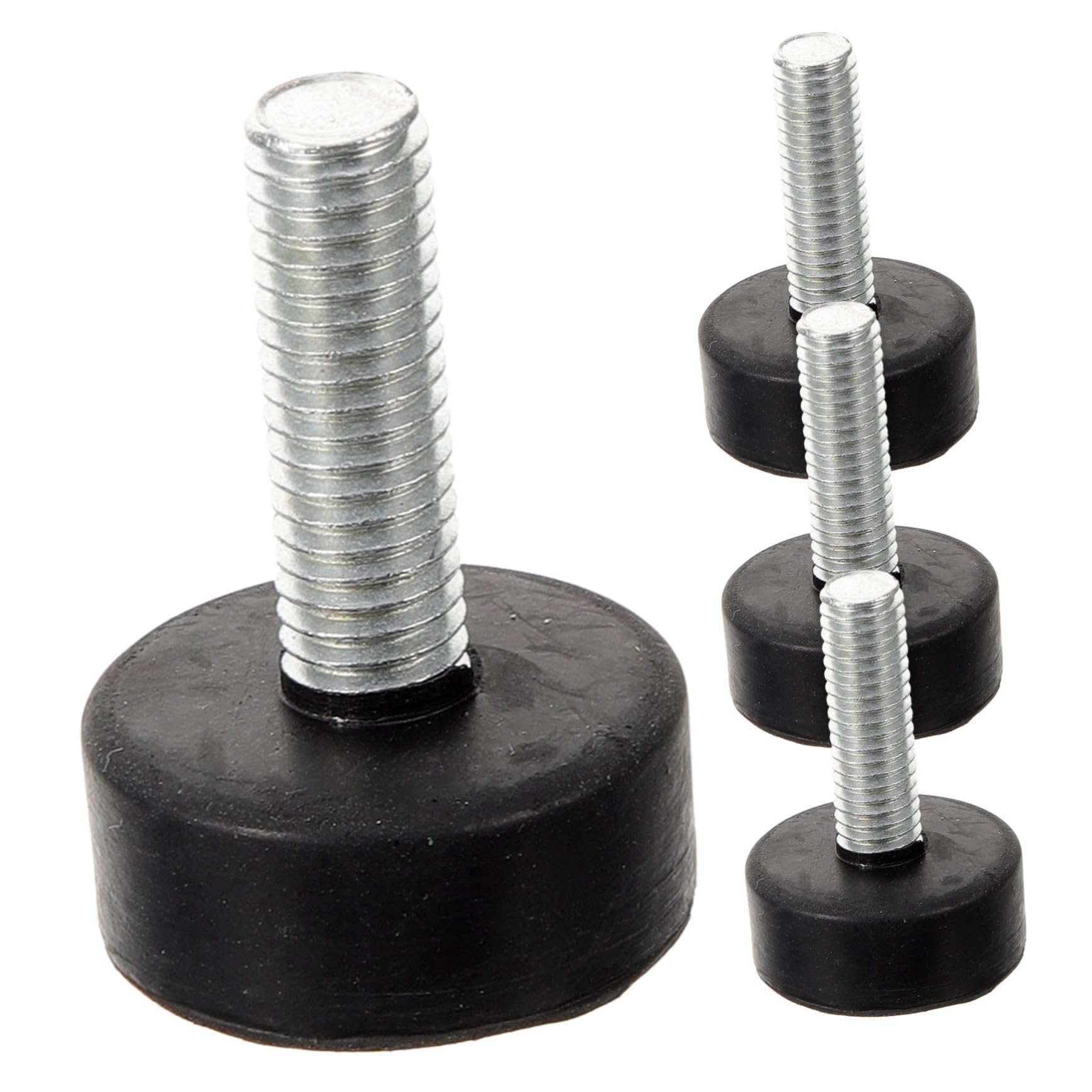 Patas de goma ajustables contra suelos irregulares: niveladores de muebles SOIMISS
