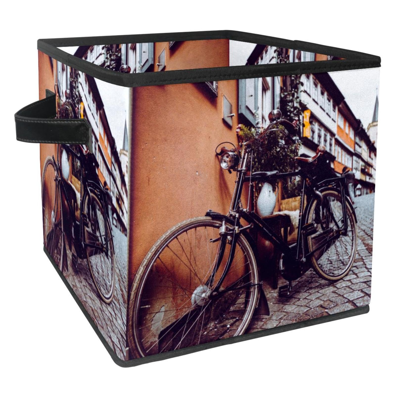 Panier de Rangement Cube en Tissu pour Organiser la Chambre et le Salon