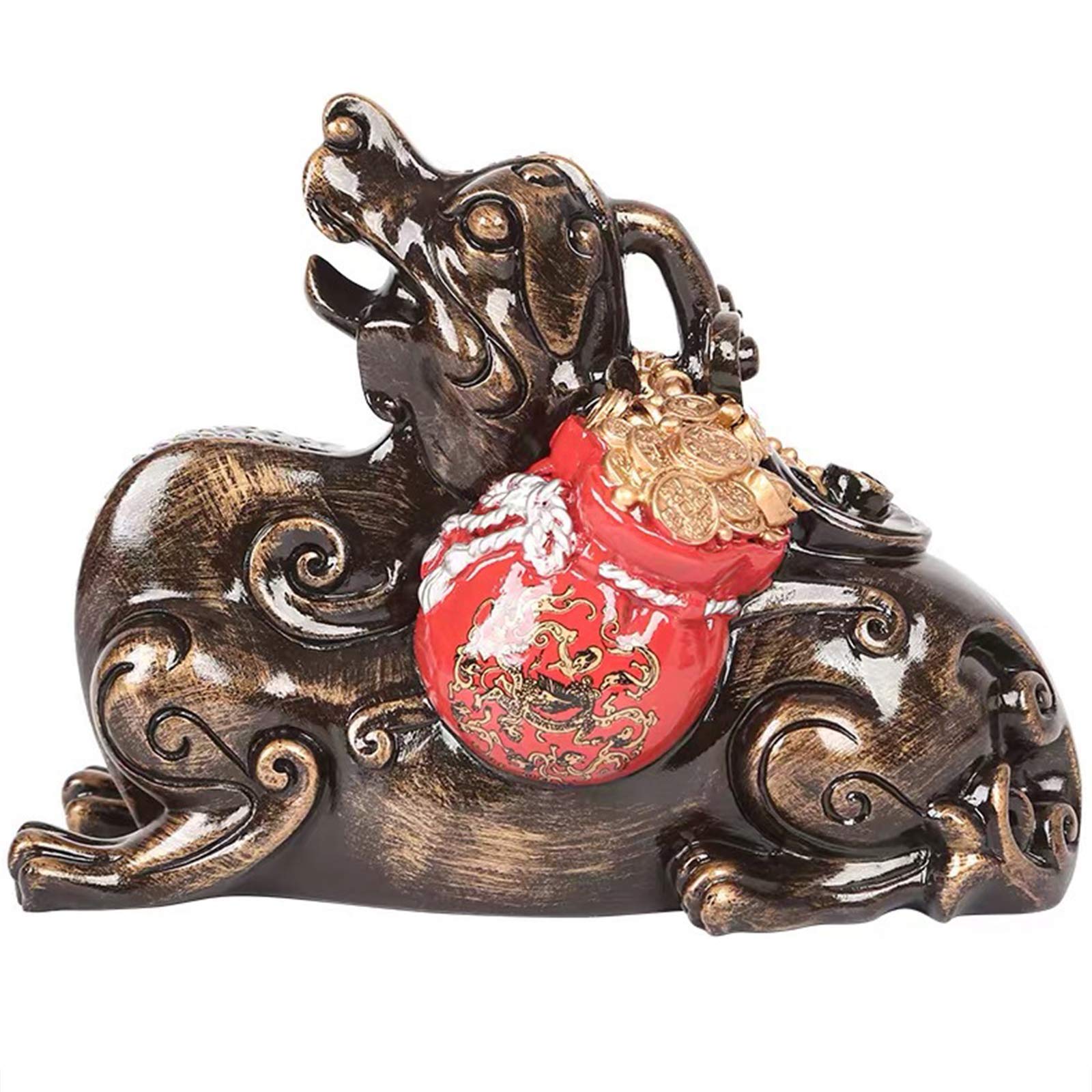 Buy DFJU Feng Shui Statues and Figurines Tianlu, 2021 Year of The Ox