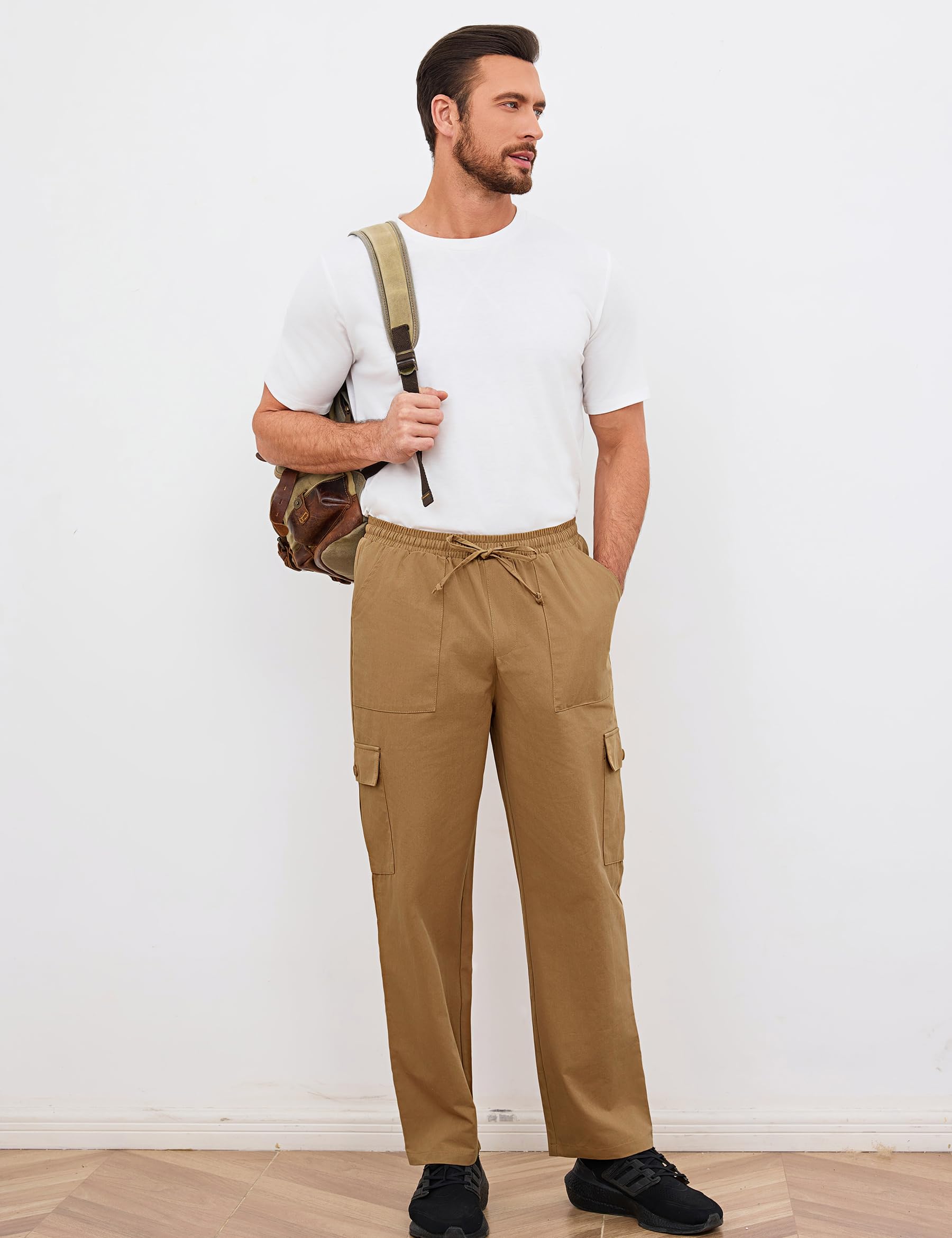 Jahetuul Pantaloni da Lavoro Uomo Pantaloni Cargo Outdoor per Uomo Pantaloni da Lavoro Professionali Pantaloni Cargo Casual Pantaloni Jogger Sportivi per Ragazzi e Adulti