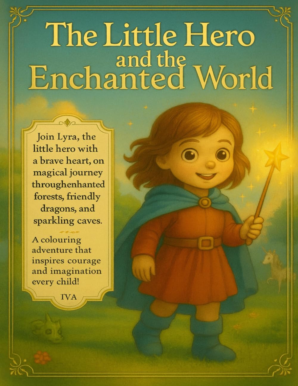 The Little Hero and the Enchanted World Colouring Book
