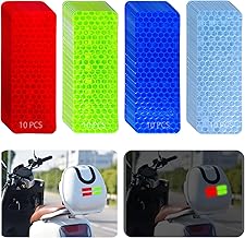 40 PCS Reflective Stickers, High Visibility Reflective Tape, Waterproof Safety Reflective Tape for Car Trailer Truck Bike Motorcycle, 1.18 x 3.15 Inch