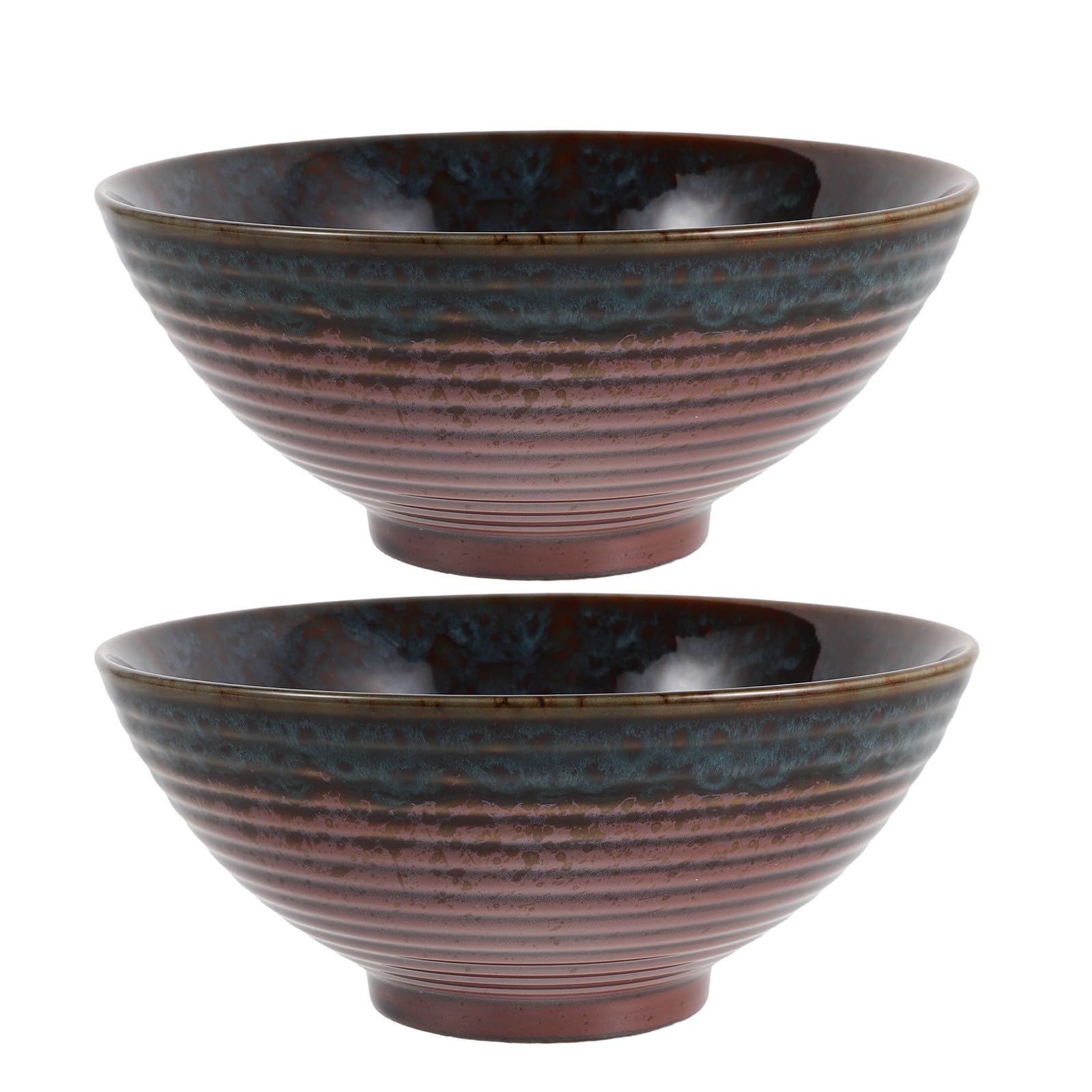 ULTECHNOVO 2 Piezas Tazón de Ramen de Cerámica Estilo Japonés