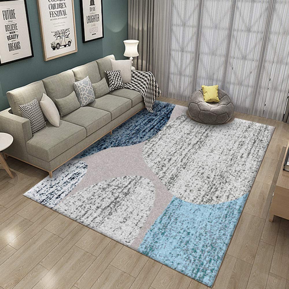 Grand tapis moderne de salon 180x280 chambre vintage moutarde antidérapant SN HUIPENG