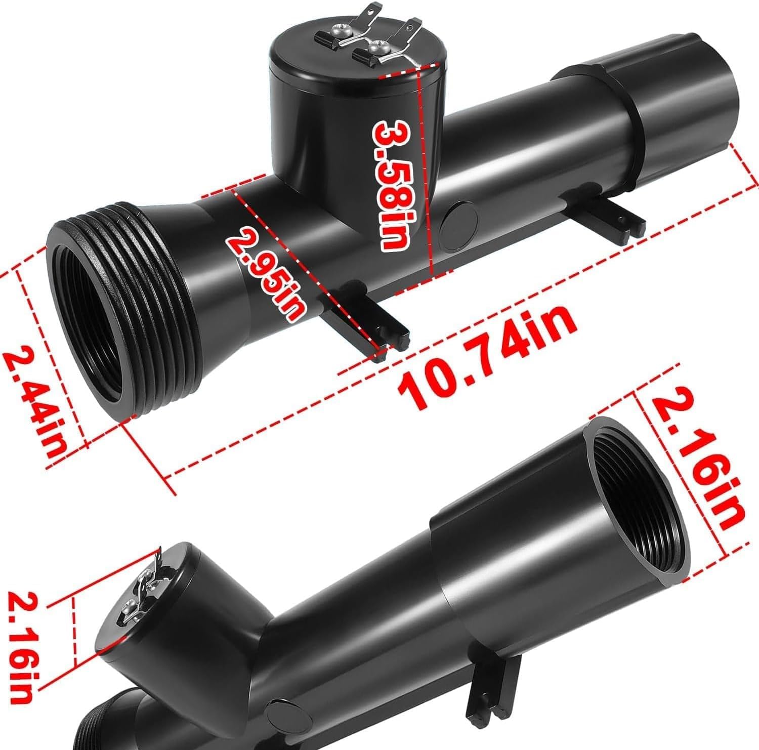 4ch4002-R Pool Ionizer for Above Ground Copper Water Solar Supplies Power Replacement Chamber System Ions in Swimming Pools Lonizer Purifier Parts Cleaner Chamb Aionixer Replace Aionizer(1pc)