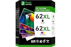 Remanufactured 62XL Ink Cartridges for HP 5540 Printer