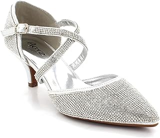 silver kitten heels uk