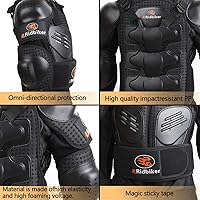 Vista 2 de Equipo de bicicleta de tierra para jóvenes, protector de pecho y columna vertebral, chaqueta de motocicleta juvenil con protectores de armadura