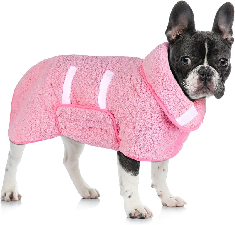Unicorn Catcher Dog Bathrobe Super Absorbent Quick Drying Robe for Dogs