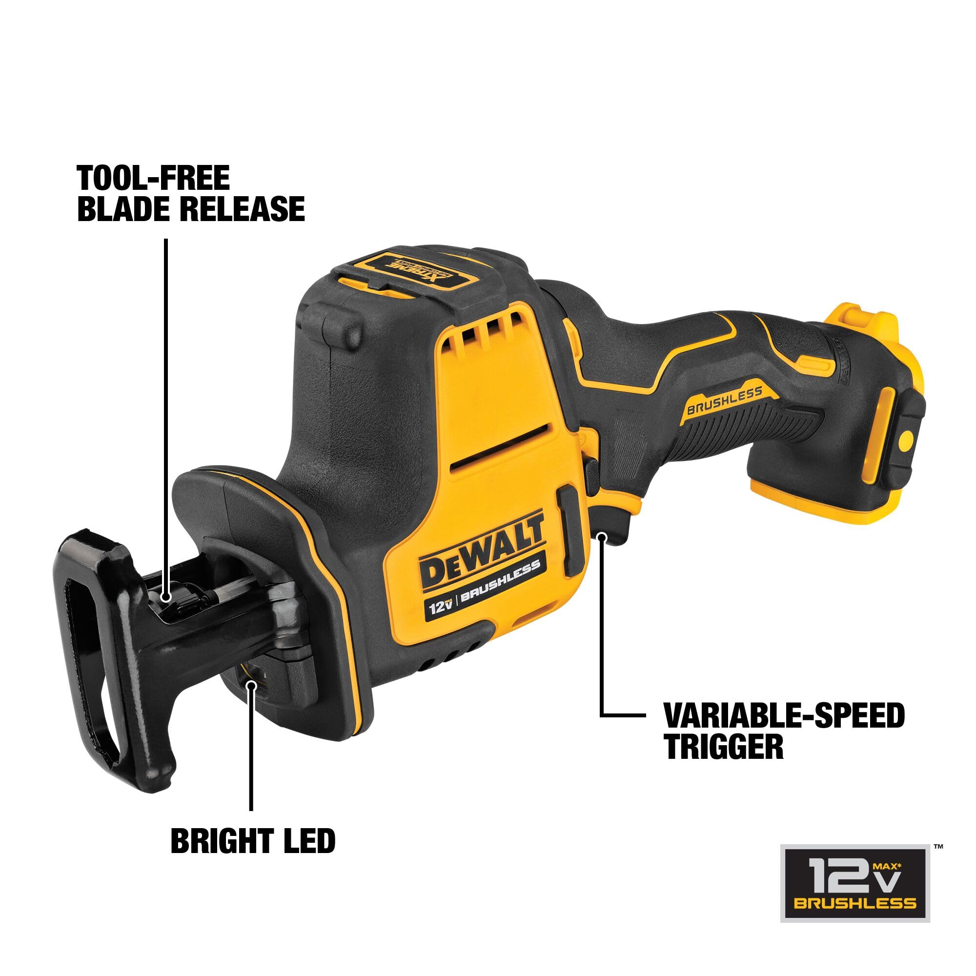 DEWALT 12V Reciprocating Saw - Cordless Power -5