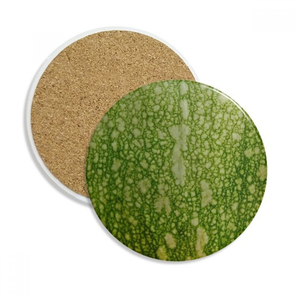 Sous-verres céramique citrouille verte pour tasse et verre multicolore