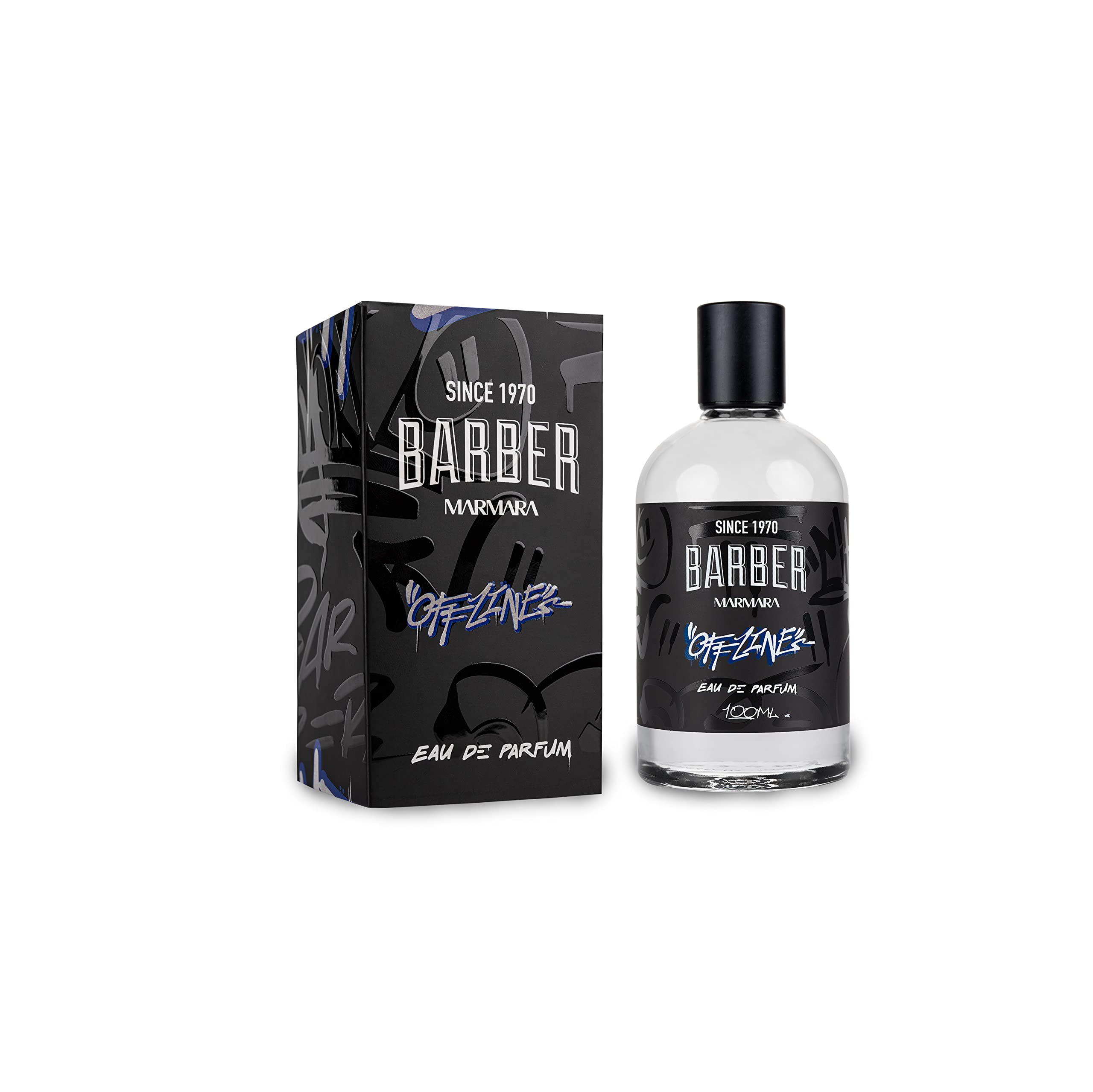 BARBER MARMARA Offline Eau de Parfum Natural Spray Men 100 ml – Men's Perfume – Men's Perfume – Men's Perfume – Intensive Long-Lasting Fragrance – Men's Perfume – Oriental Spicy