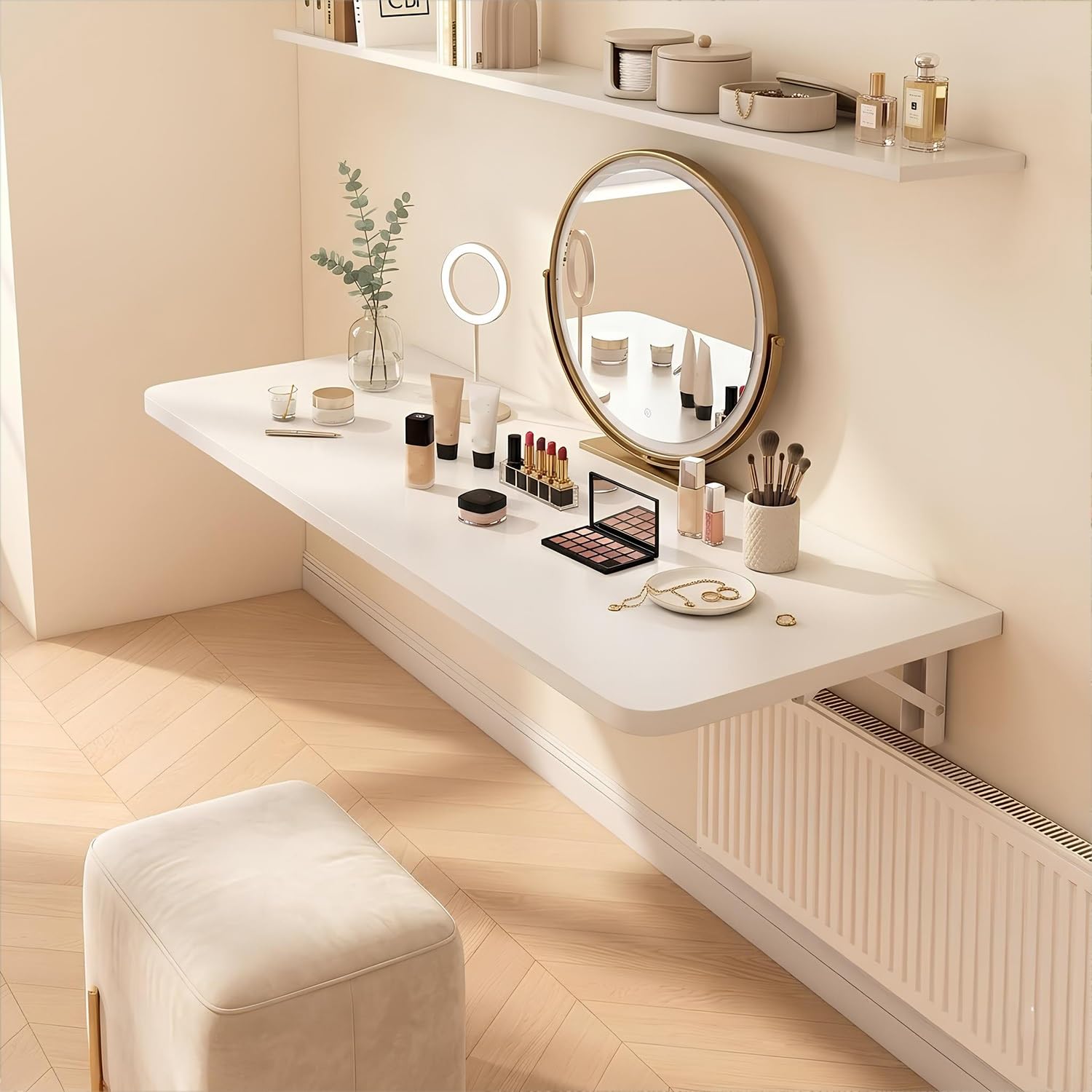 Mesa Plegable de Pared, Escritorio Ahorra Espacio, multifunción
