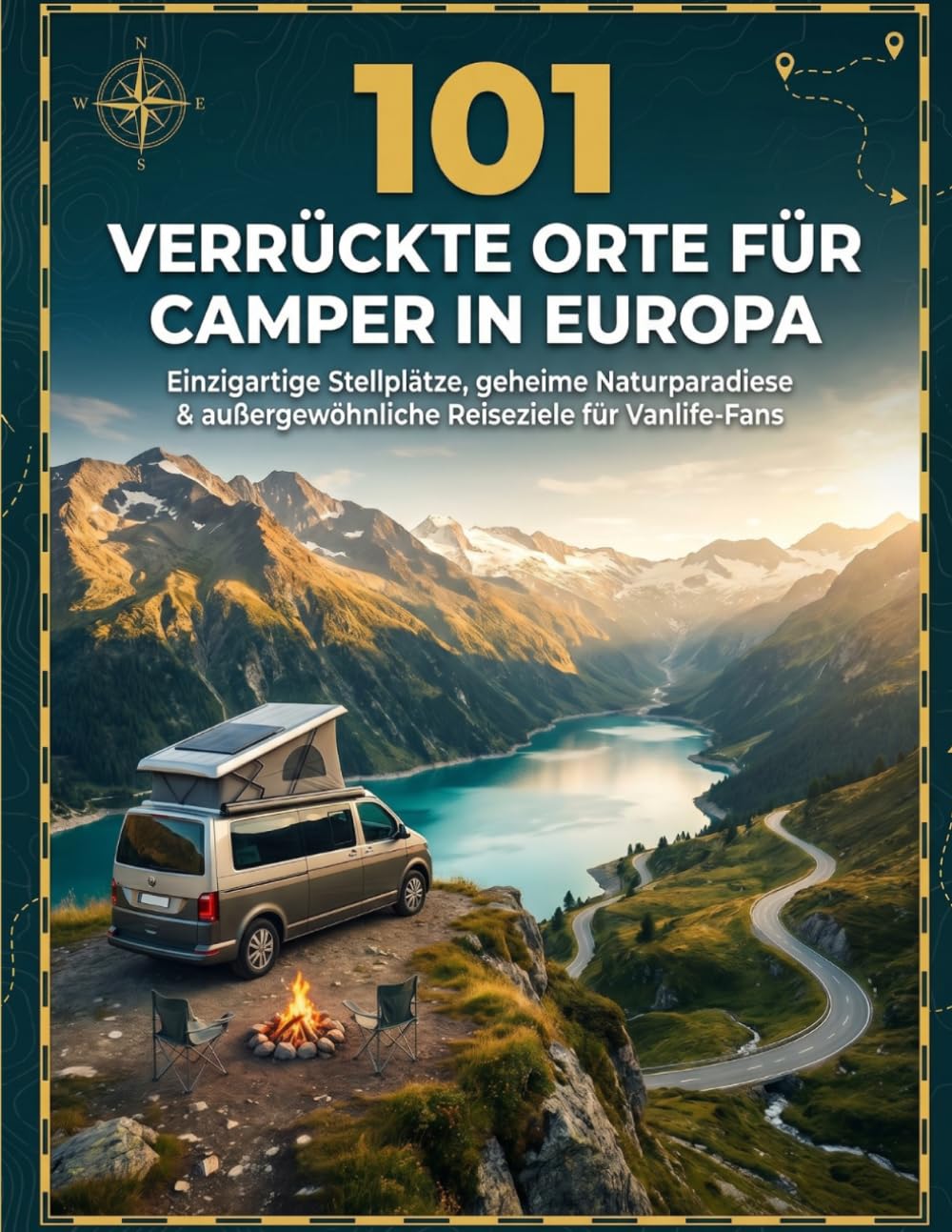 101 verrückte Orte für Camper in Europa: Einzigartige Stellplätze, geheime Naturparadiese & außergewöhnliche Reiseziele für Vanlife-Fans