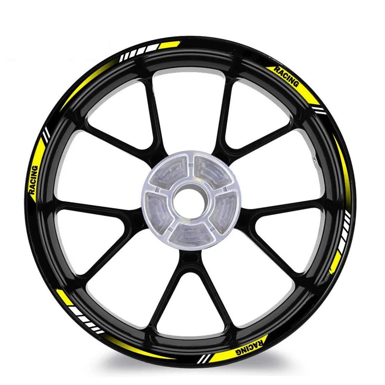 Motorcycle Wheel Sticker Reflective 14″15″17″ Rim Scooter Stripe Decal for Forza 125 250 300 350 750 MF13